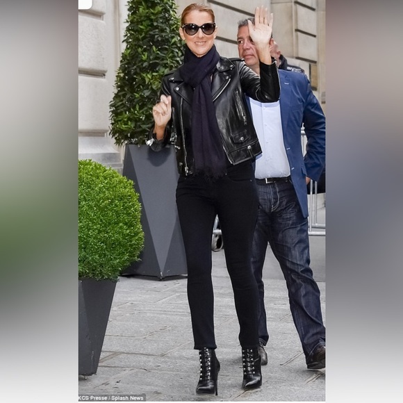 Balenciaga Black Leather Pointed Toe Studded Lace Up Ankle Boots Size 36 - Picture 2 of 8